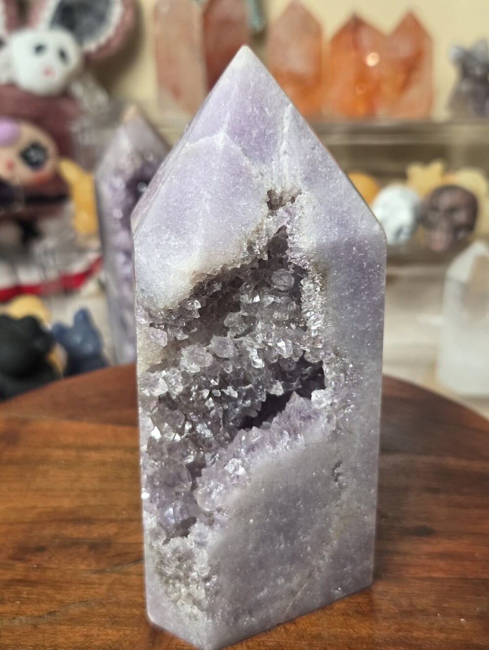 Amethyst Tower 4 In ( Stress Relief) - Picture 3 of 9